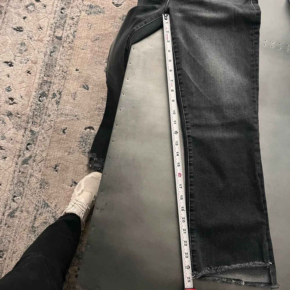 MOTHER Women's Ankle Crop Jeans - Faded Black/Grey - Picture 5 of 5